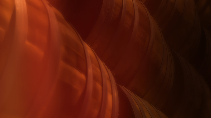 Barrels at tilted angle with red tint