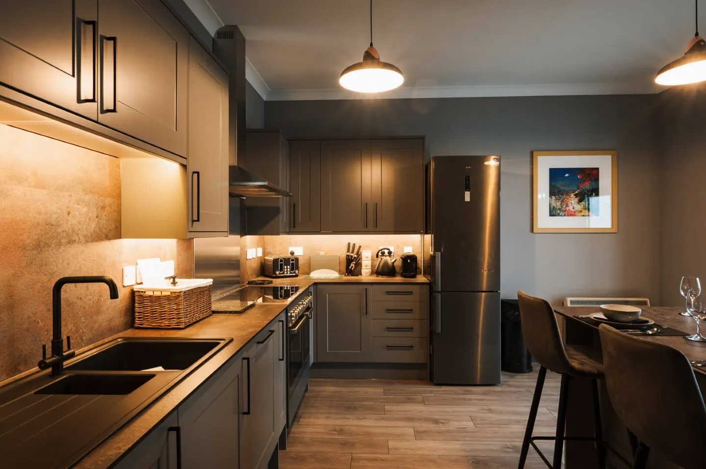 interior of Bowmore cottages