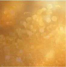 sparkling note of warm gold