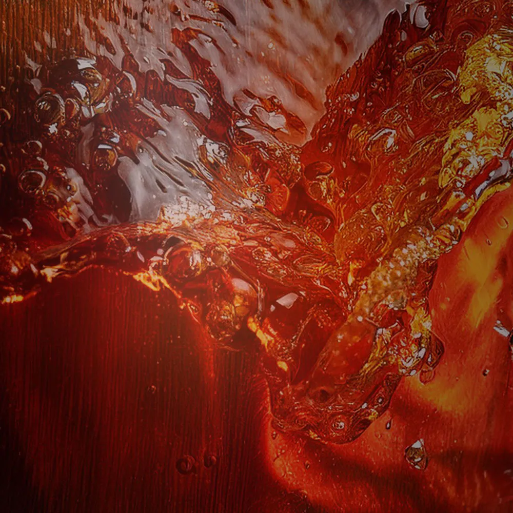 A silky liquid suggestive of whisky