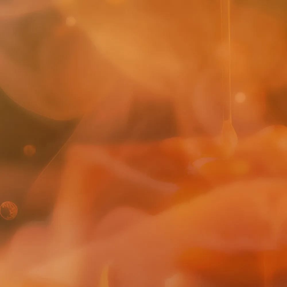 A soft blend of warm caramel hues