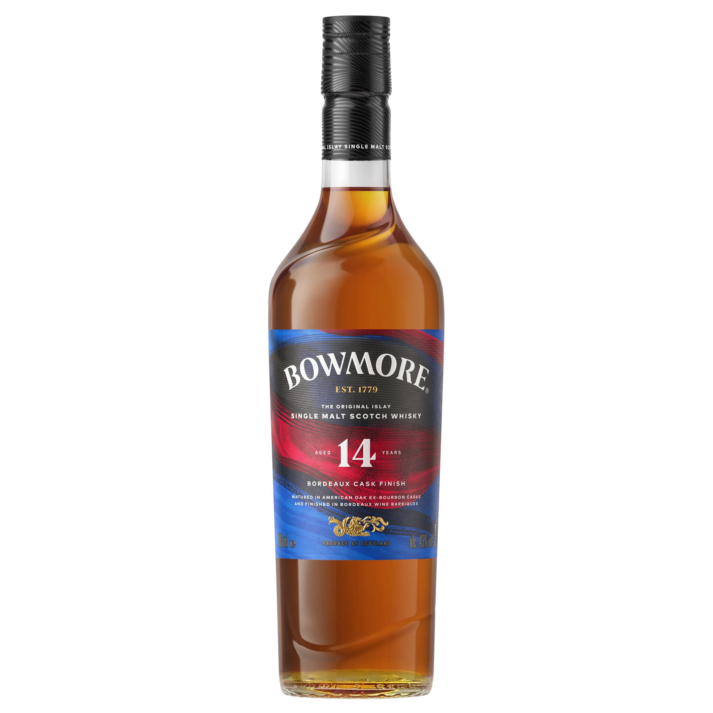 Bowmore 14 Year old sherry oak bottle