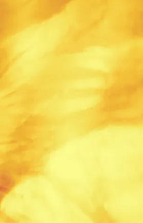 A vibrant bright abstract image of a slice of lemon