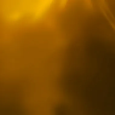 Blurred yellow abstract