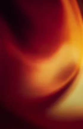 A abstract blend of reds and orange hues