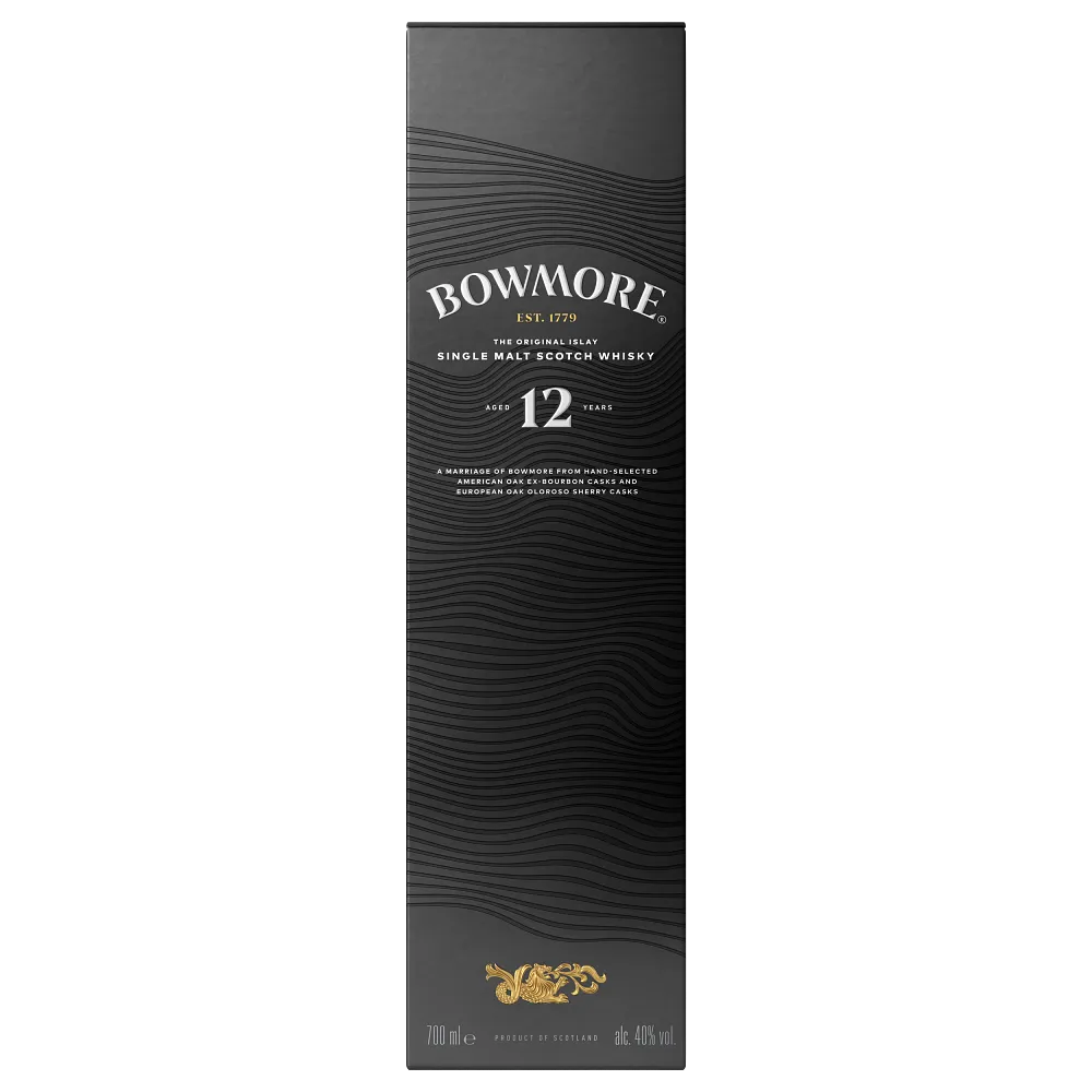 Bowmore 12 Year Old Box Front