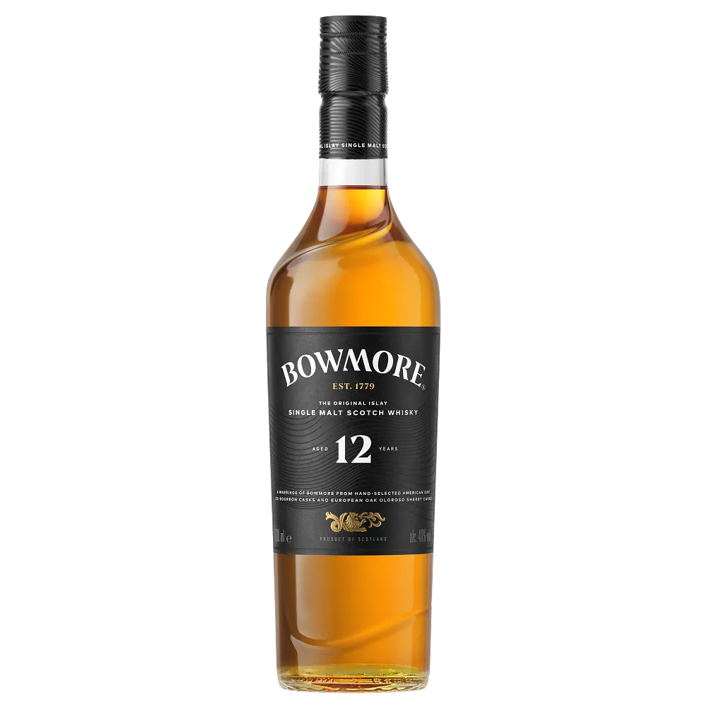 Bowmore 12 Year Old Whisky Bottle