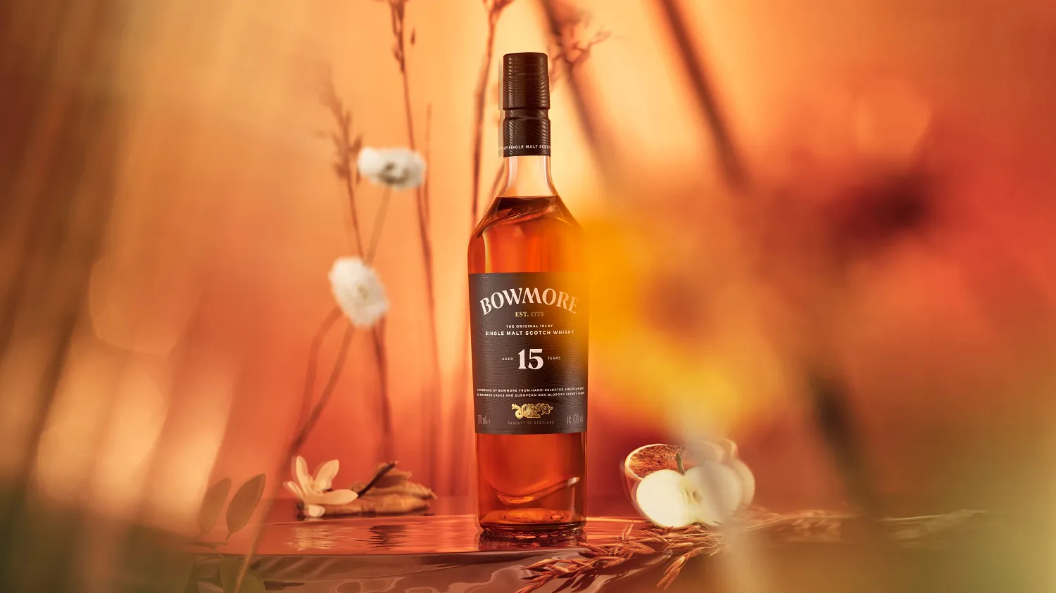 15 Year Old Aged Single Malt Scotch Whisky | Bowmore