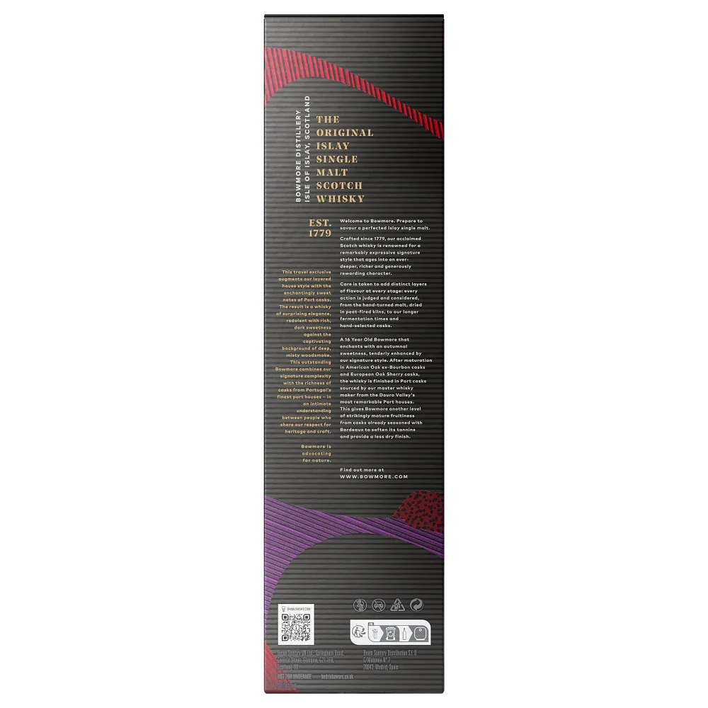 BOWMORE 16年 Ruby port cask finish 16 Year Old Ruby Port Cask Finish Scotch | Bowmore