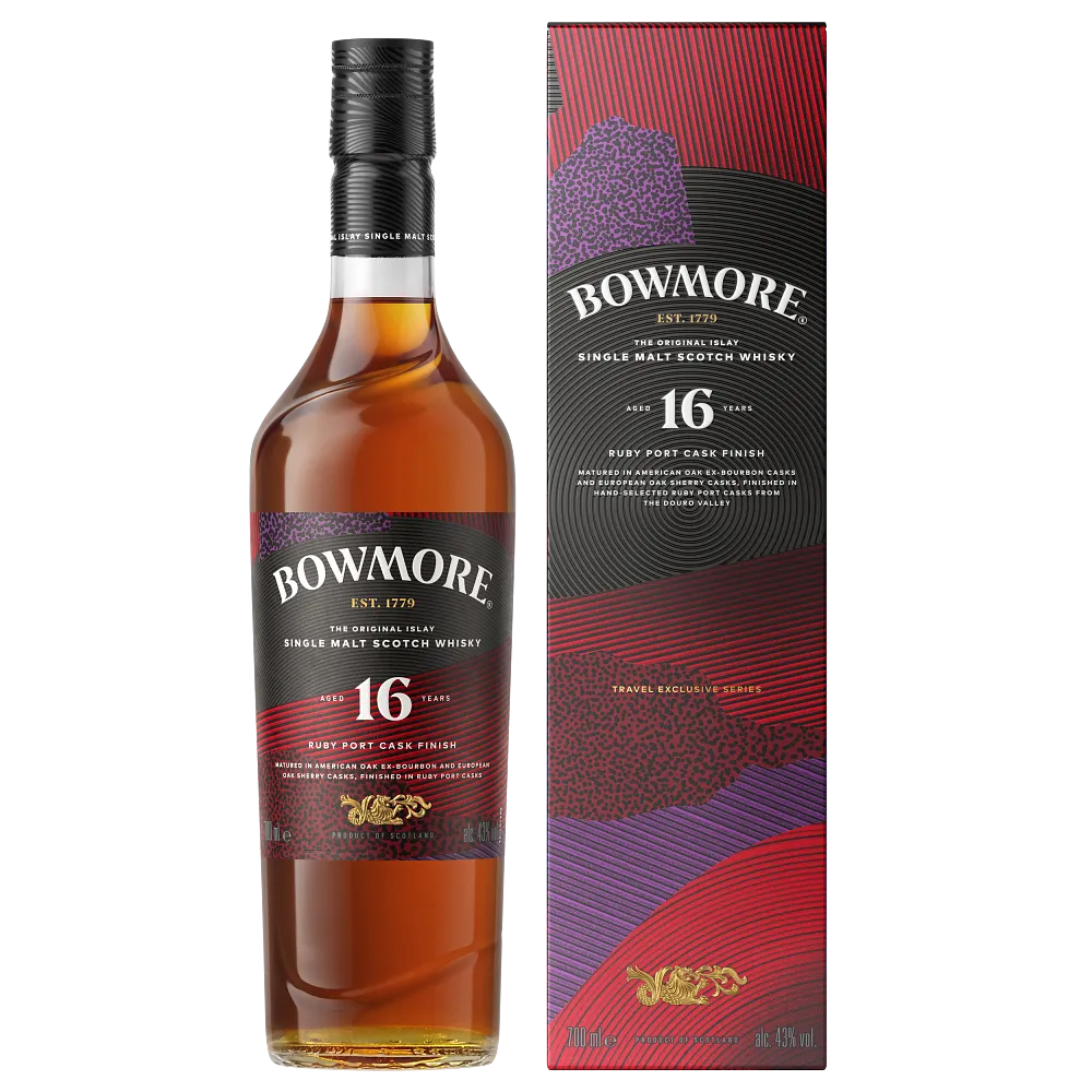 BOWMORE 16年 Ruby port cask finish 16 Year Old Ruby Port Cask Finish Scotch | Bowmore