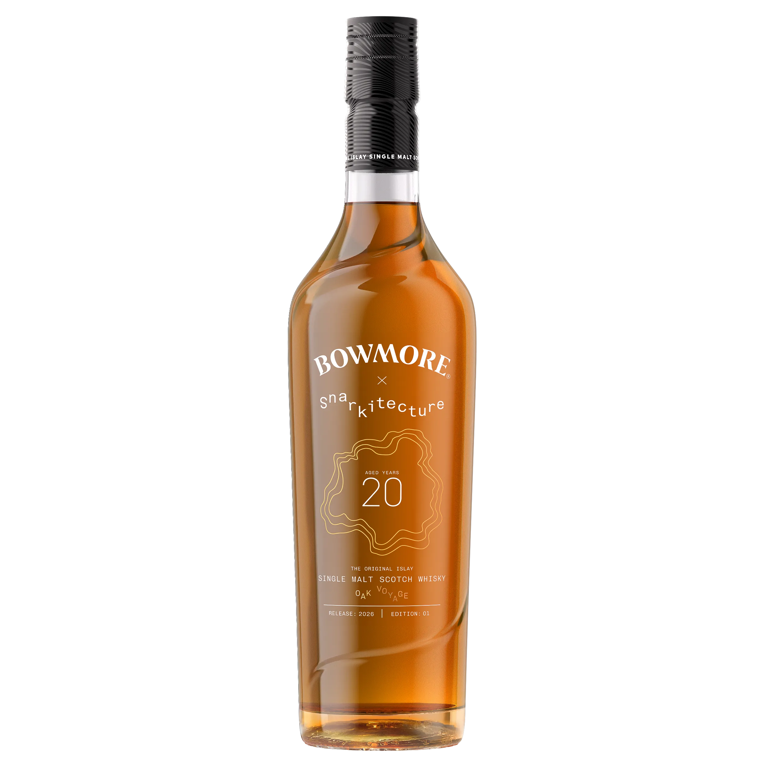 Bowmore Oak Voyage 20 Year Old Single Malt Scotch Whisky bottle